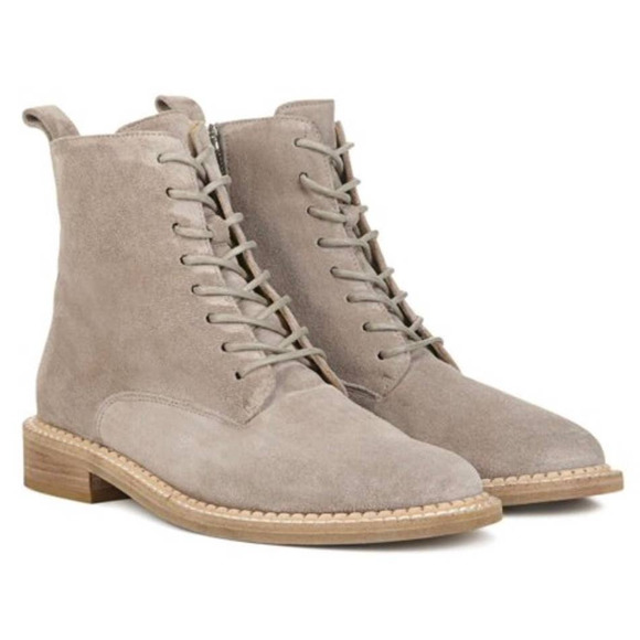 Vince Shoes - Vince Suede Cabria Boot In Taupe Light Wood Smoke Suede Size 11 New